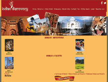 Tablet Screenshot of indiandiscovery.com